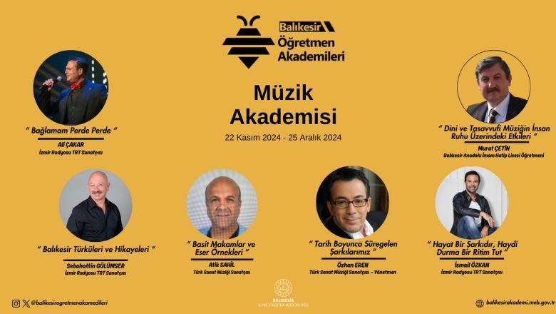 Balıkesir'de Öğretmenler İçin 4 Farklı Akademik Fırsat
