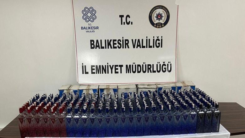 Balıkesir'de Kaçak Alkol Ağını Çökerttiler