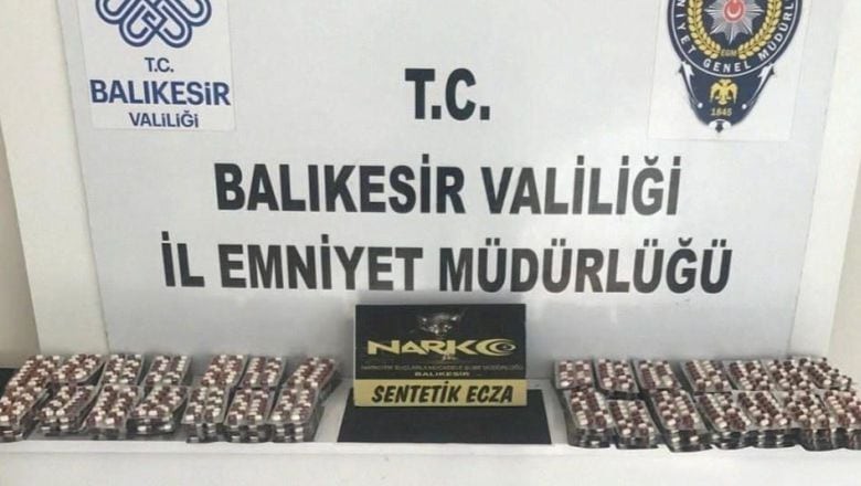 Balıkesir'de 5.600 Hap Ele Geçirildi!