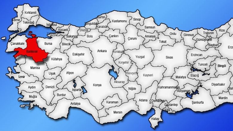 Balıkesir Türkiye'nin Neresinde?