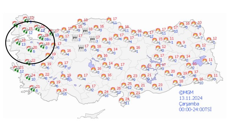 Balıkesir’de Sağanak Yağış Kapıda!