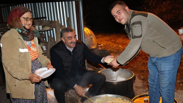 Başkan Gaga'ya Soğuk Havada Sıcak Karşılama