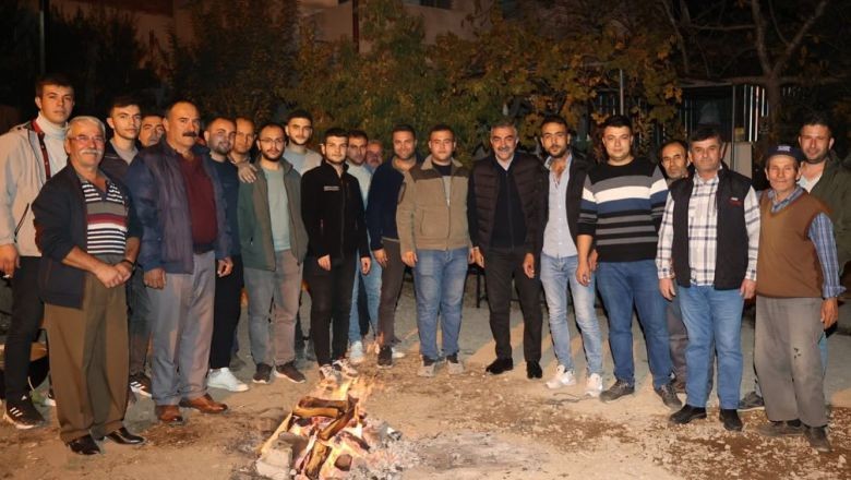 Başkan Gaga'ya Soğuk Havada Sıcak Karşılama