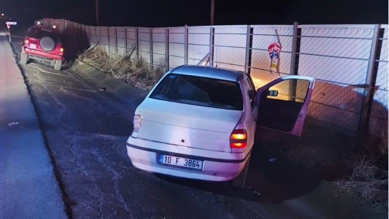 Direksiyon Hakimiyetini Kaybedip Yoldan Çıktı