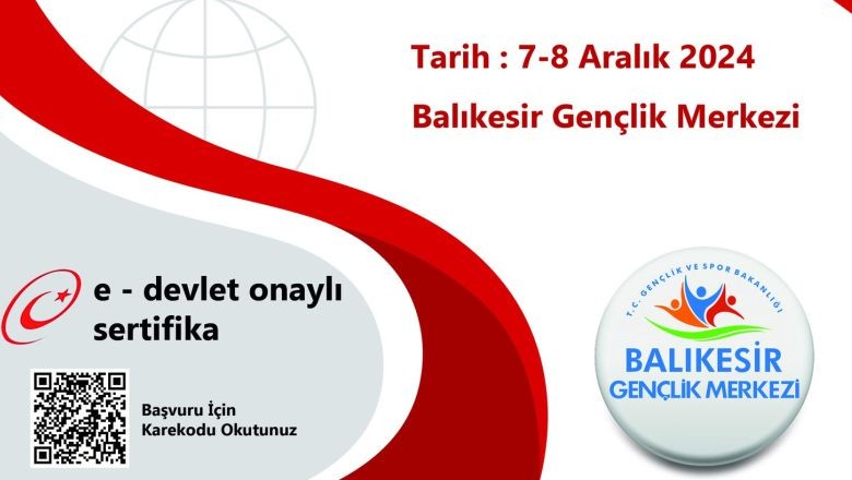 Balıkesir’de Sertifikalı İlk Yardım Eğitimi Başlıyor