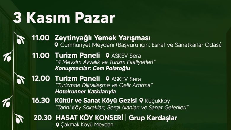 Hasat Festivalinin Programında Bugün Neler Var?