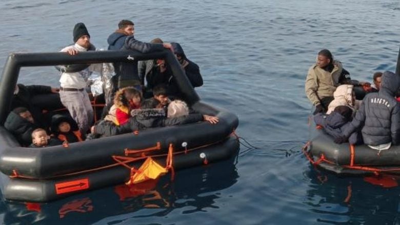 Yunanistan Tarafından Geri İtilen 35 Göçmen Kurtarıldı