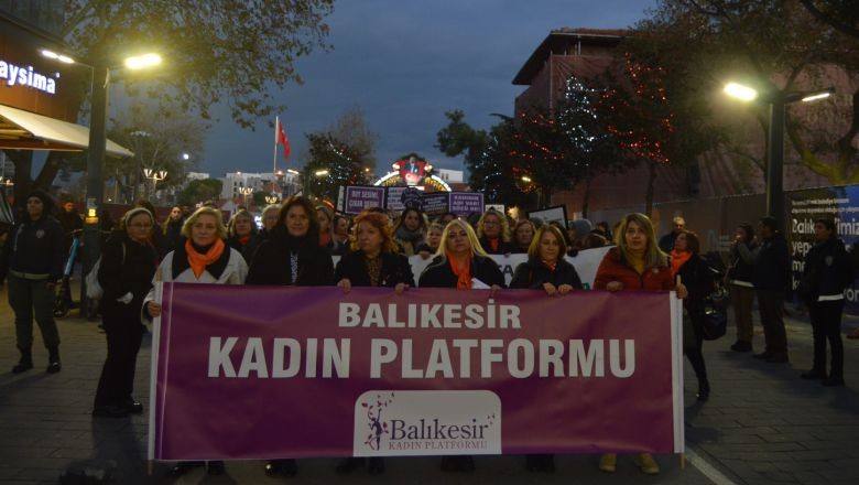 Balıkesir Kadın Platformu: 'Mücadeleye Devam Ediyoruz'