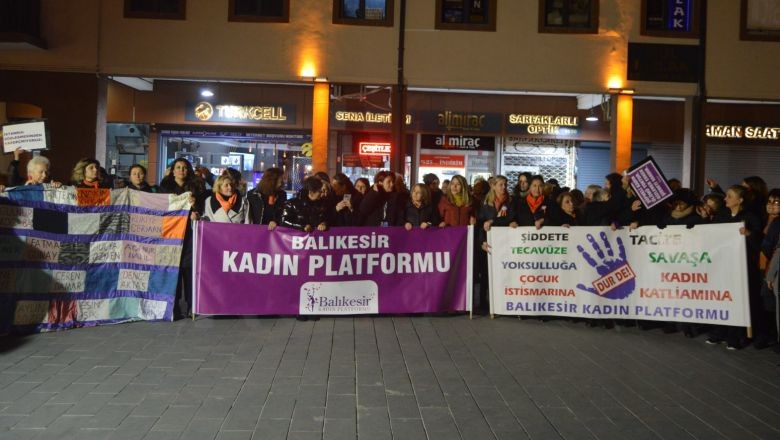 Balıkesir Kadın Platformu: 'Mücadeleye Devam Ediyoruz'