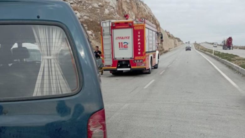 Edremit Çevre Yolunda Kaza! Sürücü Araca Sıkıştı