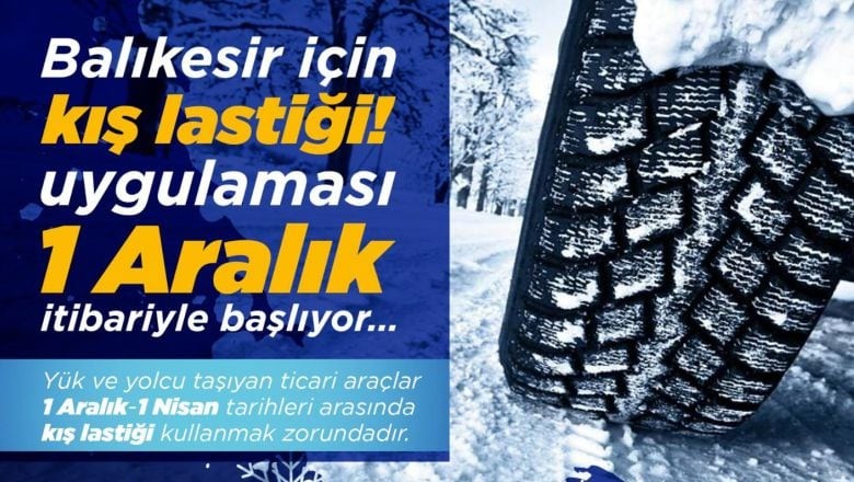 Balıkesir'de 1 Aralık'tan İtibaren Zorunluluk Başlıyor