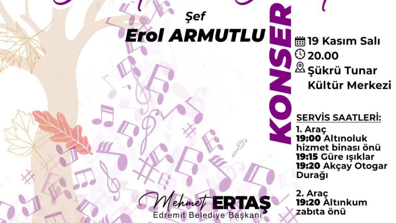 Edremit'te Hazan Mevsimine Özel Müzik Şöleni