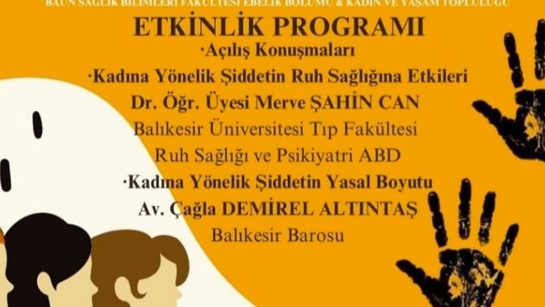 BAÜN'den Kadına Şiddete 'Dur' Diyecek Panel