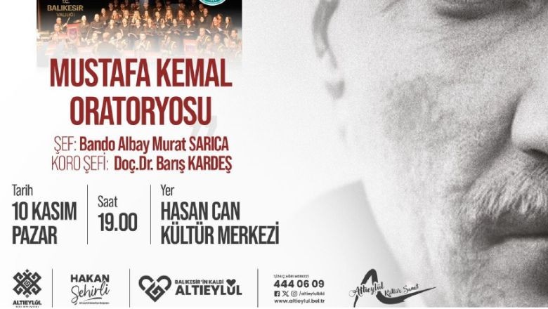 Balıkesir'de 10 Kasım’a Özel Oratoryo Gösterisi