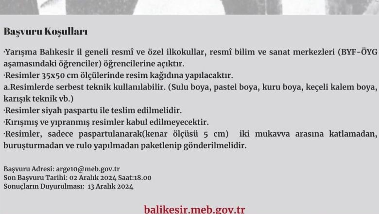 Seyit Onbaşı Temalı Resim Yarışması Başvuruları Başladı