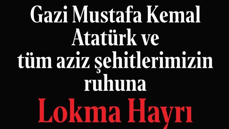 Sındırgı'da Kahramanlar Anısına Lokma Dağıtılacak