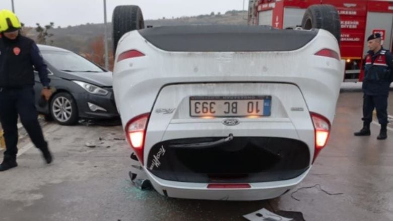 Balıkesir'de Ölümle Burun Buruna Geldiler!