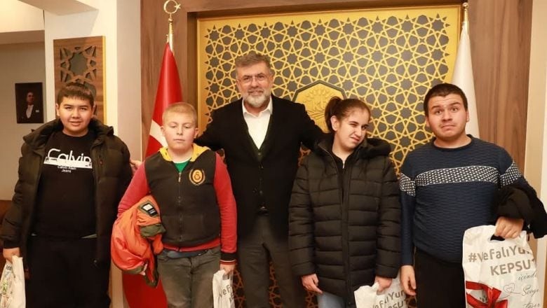 Başkan Cankul Özel Öğrencileri Ağırladı