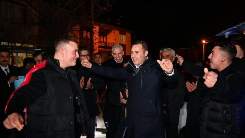 Başkan Akın'ın Köy Ziyaretlerinde Renkli Anlar