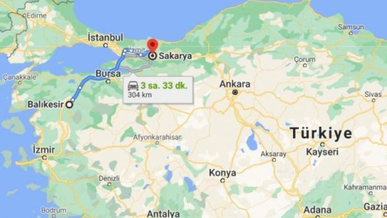 Balıkesir ve Sakarya Arası Kaç Saat?