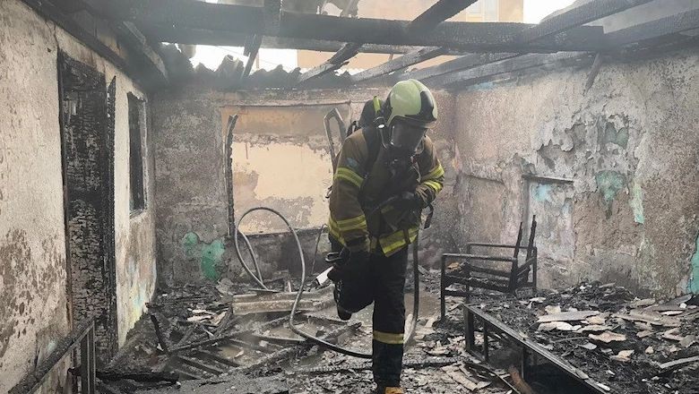 Erdek'te Yangın Paniği! Kimliği Belirsiz Kişiler İddiası