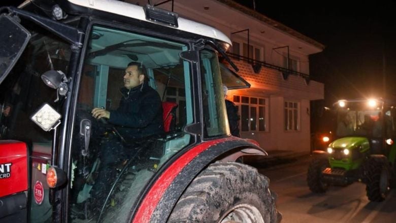 Başkan Akın'ın Köy Ziyaretlerinde Renkli Anlar