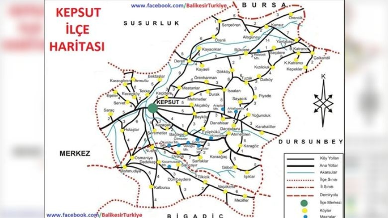 Balıkesir'in Kepsut İlçesi Nerede?