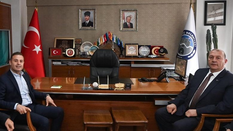 Başkan Akın ve Başkan Göksel Bir Araya Geldi