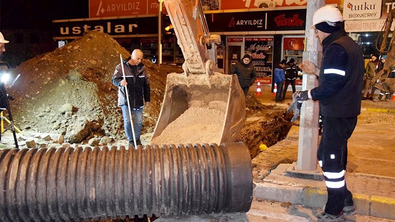 BASKİ’den Karesi’de Yağmur Suyu Drenaj Projesi BASKİ’den Karesi’de Yağmur Suyu Drenaj Projesi