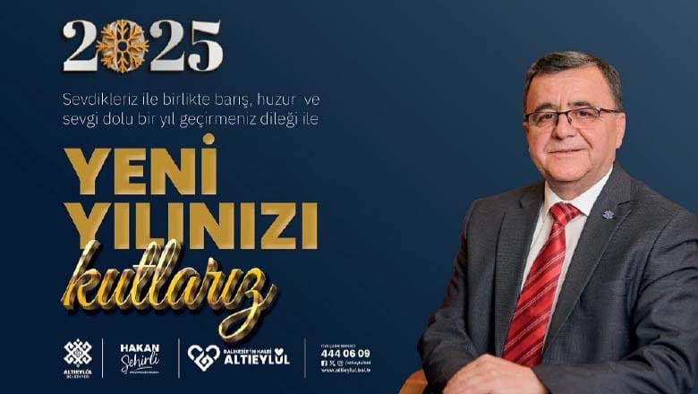 Başkan Hakan Şehirli’den 2025 mesajı! Başkan Hakan Şehirli’den 2025 mesajı!
