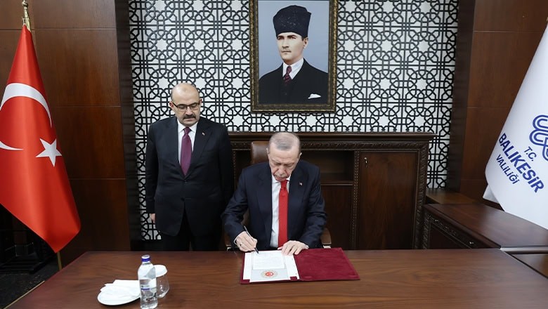 Cumhurbaşkanı Erdoğan'dan Balıkesir Valiliği'ne Ziyaret