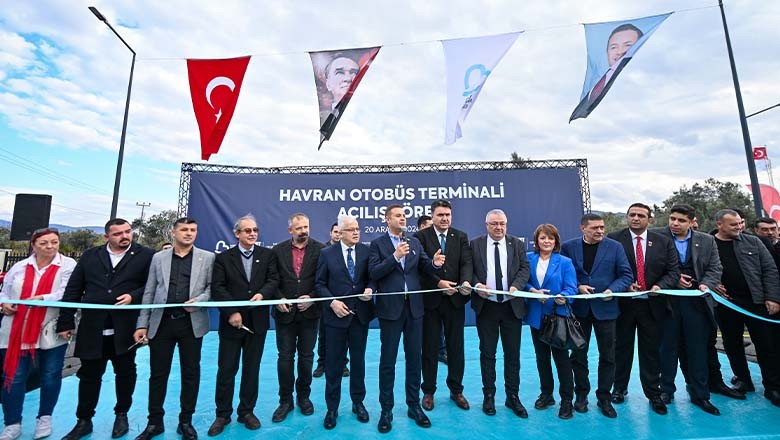 Havran'a Yeni Otobüs Terminali ve On On Kafe Açıldı