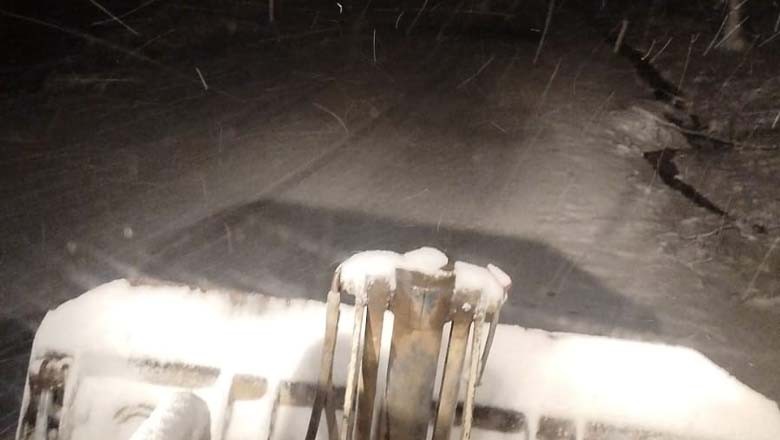Kazdağları'nda Kar Yağışı Ulaşımı Aksattı Kazdağları'nda Kar Yağışı Ulaşımı Aksattı