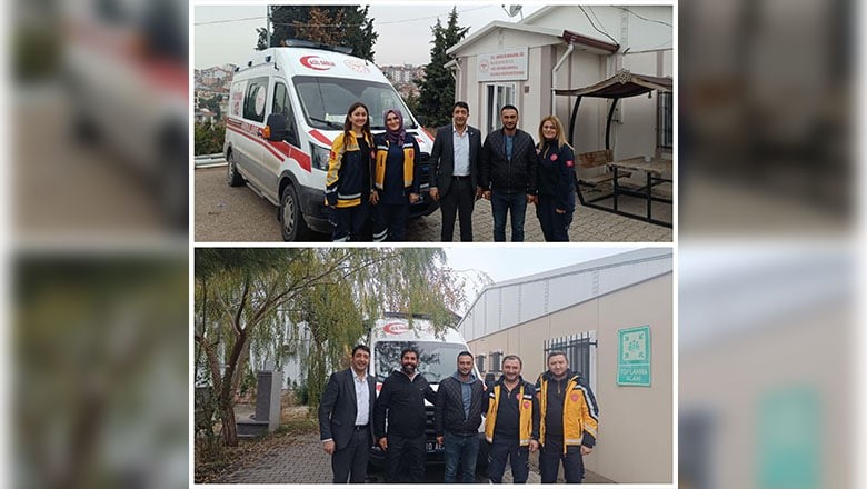 Sağlık-Sen’den 112 Çalışanlarına Destek Ziyareti Sağlık-Sen’den 112 Çalışanlarına Destek Ziyareti