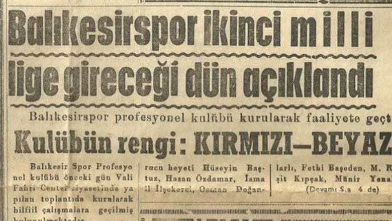 Balıkesirspor’un Tarihçesi Nedir?