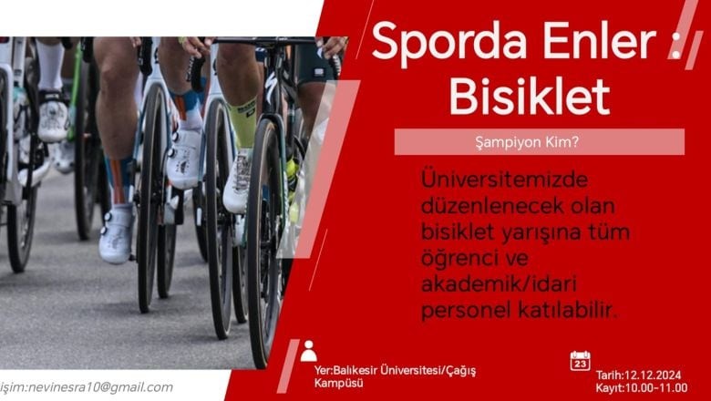 Balıkesirlilerin Bisikletlilerinde Şampiyonluk Yarışı