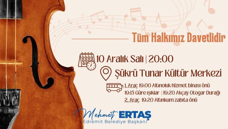 Edremit’te Hüzzâm Nağmeleri Yükselecek