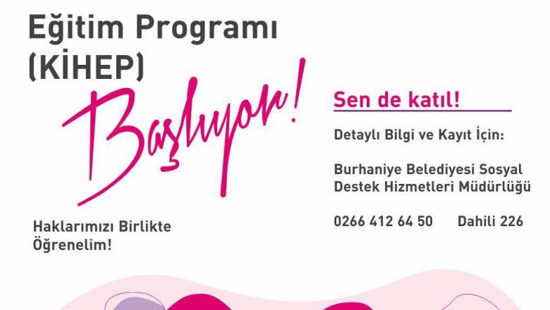 Burhaniye Belediyesi'nden Kadın Hakları Eğitimi