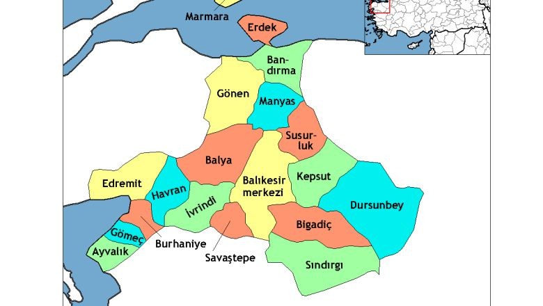 Balıkesir'in Manyas İlçesi Nerede?