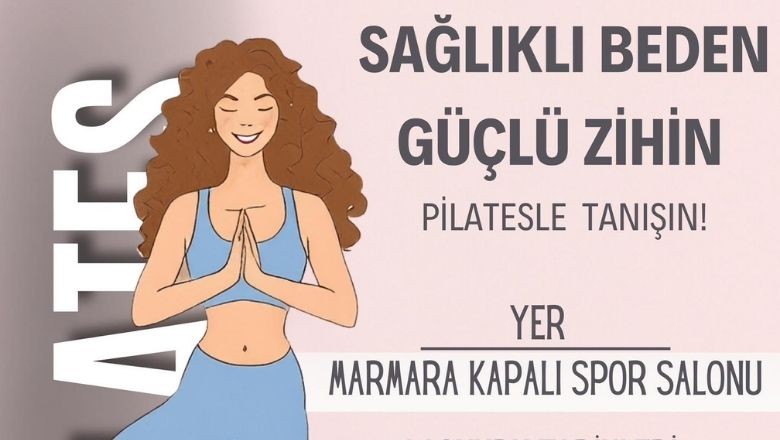 Marmara Adalar Belediyesi'nden Pilates Desteği
