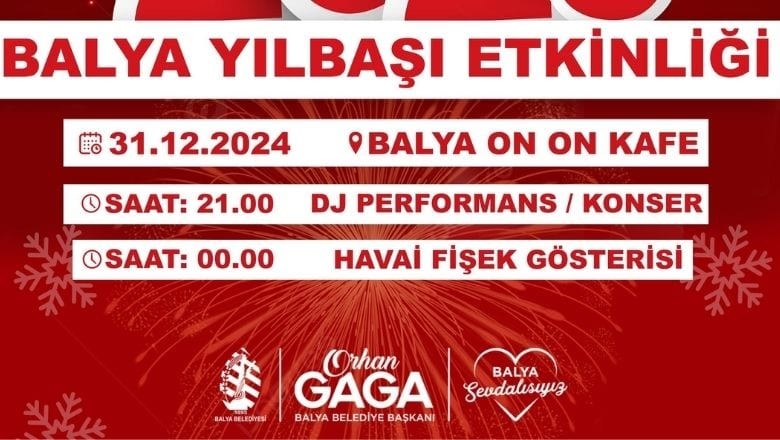 Balya’da Yeni Yıla Coşkulu Başlangıç
