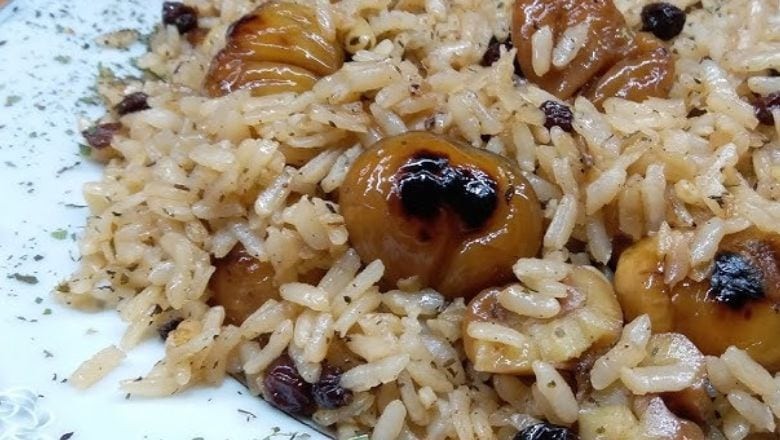 Yılbaşı Sofranıza Lezzet: Kestaneli Pilav