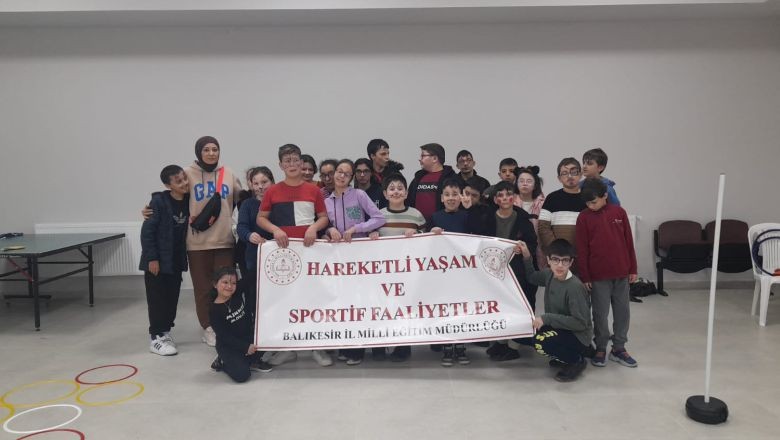 Balıkesir’de Okullarda Hareketli Yaşam Projesi