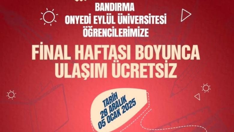 Balıkesir'de Üniversite Öğrencilerine Ücretsiz Ulaşım!