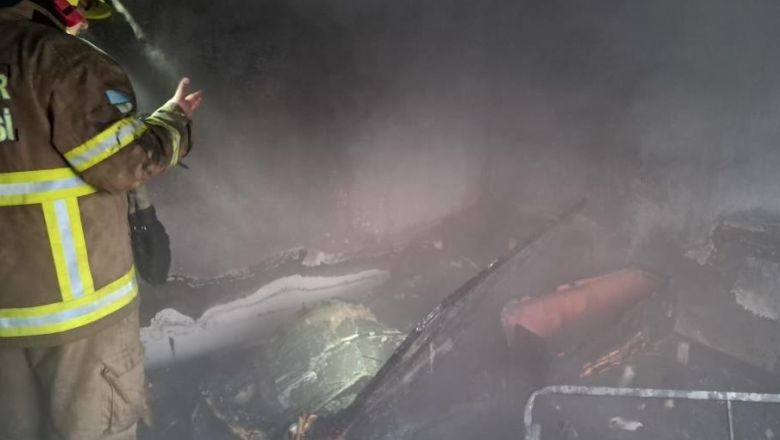 Balıkesir'de Yangın! 2 Çocuk Mahsur Kaldı