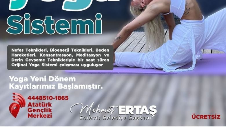 Edremit Belediyesi’nden Ücretsiz Yoga Kursu