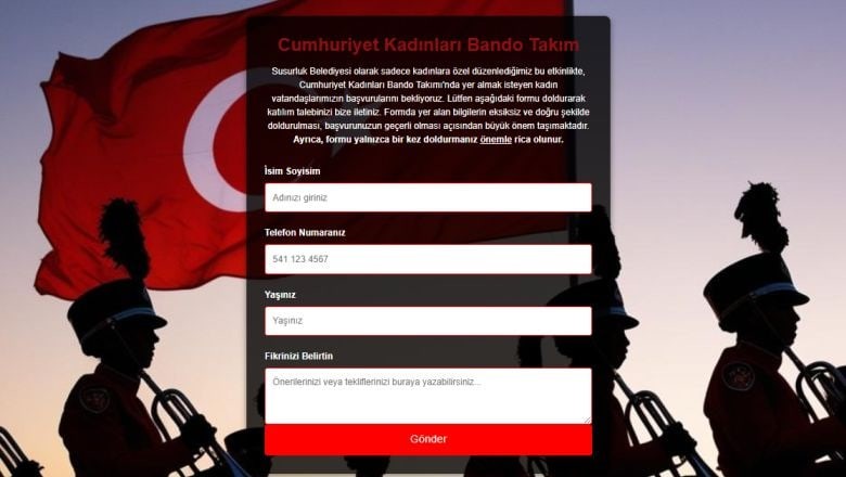 Balıkesir’de Cumhuriyet Kadınları Bando Takımı Kuruluyor
