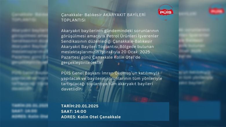 Akaryakıt Bayileri İçin Önemli Toplantı!