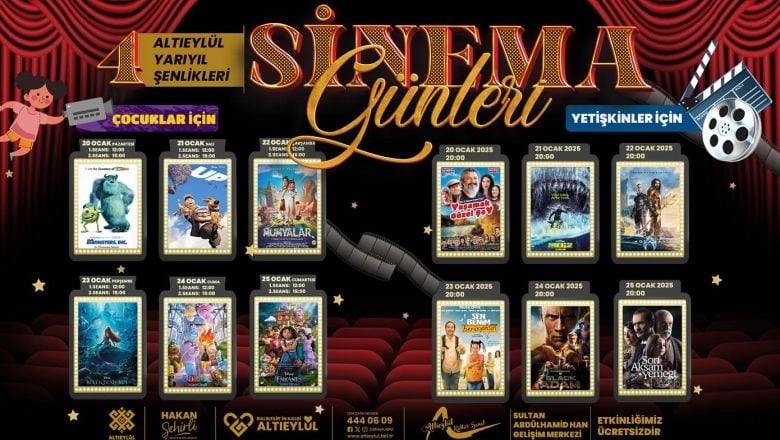Altıeylül'de Sinema Günleri Başlıyor