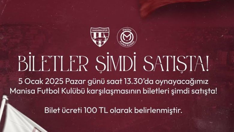 Bandırmaspor Manisa FK Maçı